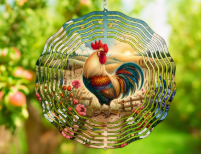 Rooster Wind Spinner
