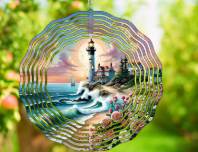 Lighthouse Wind Spinner