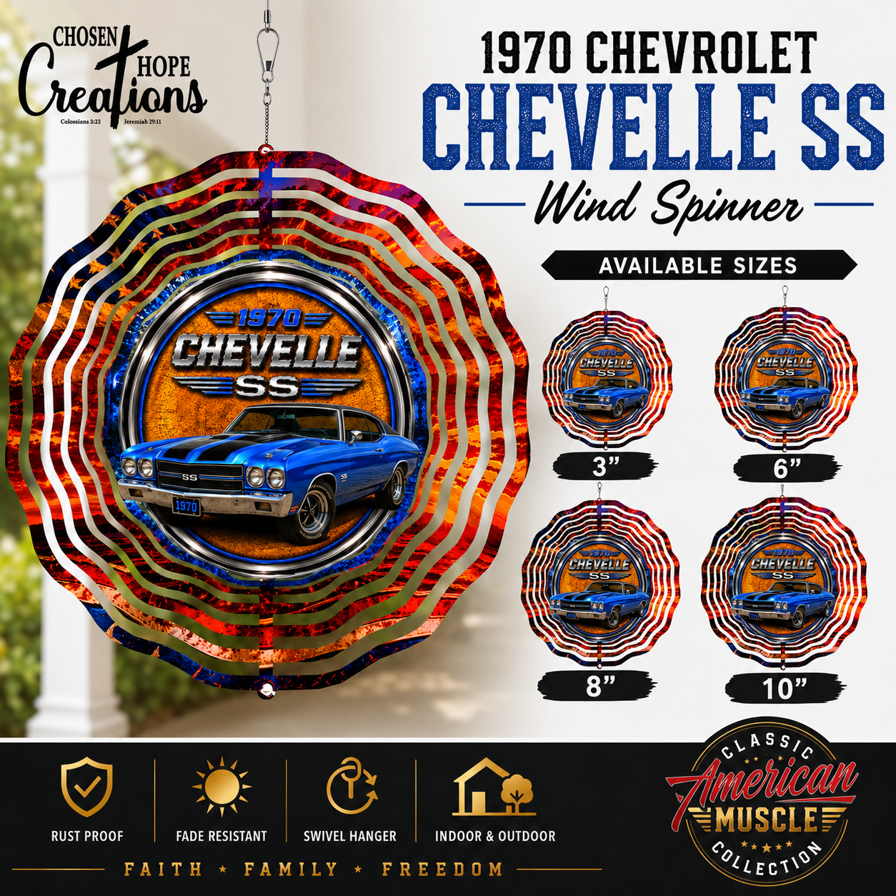 1970 CHEVELLE SS WIND SPINNER