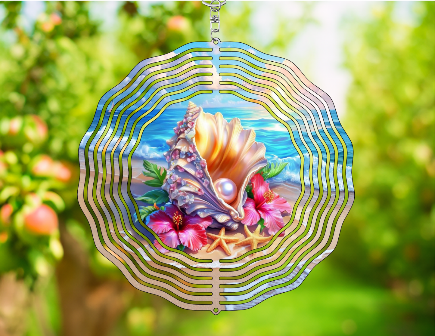 Conch Shell Wind Spinner