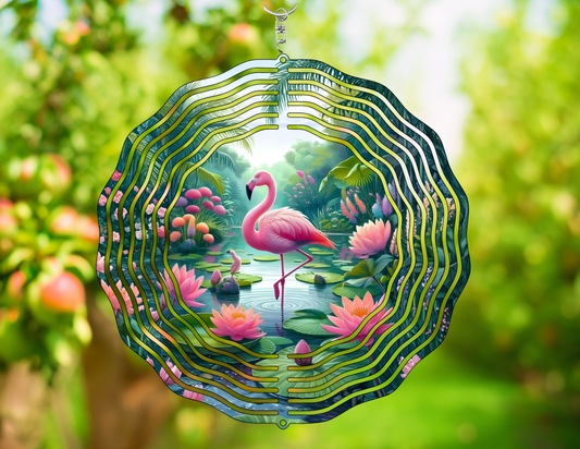 Flamingo Wind Spinner