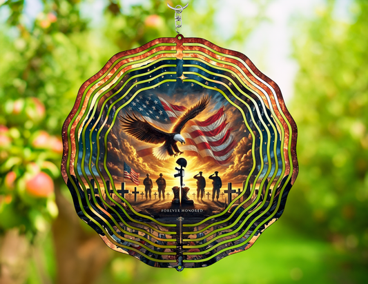 Veterans Honor Wind Spinner
