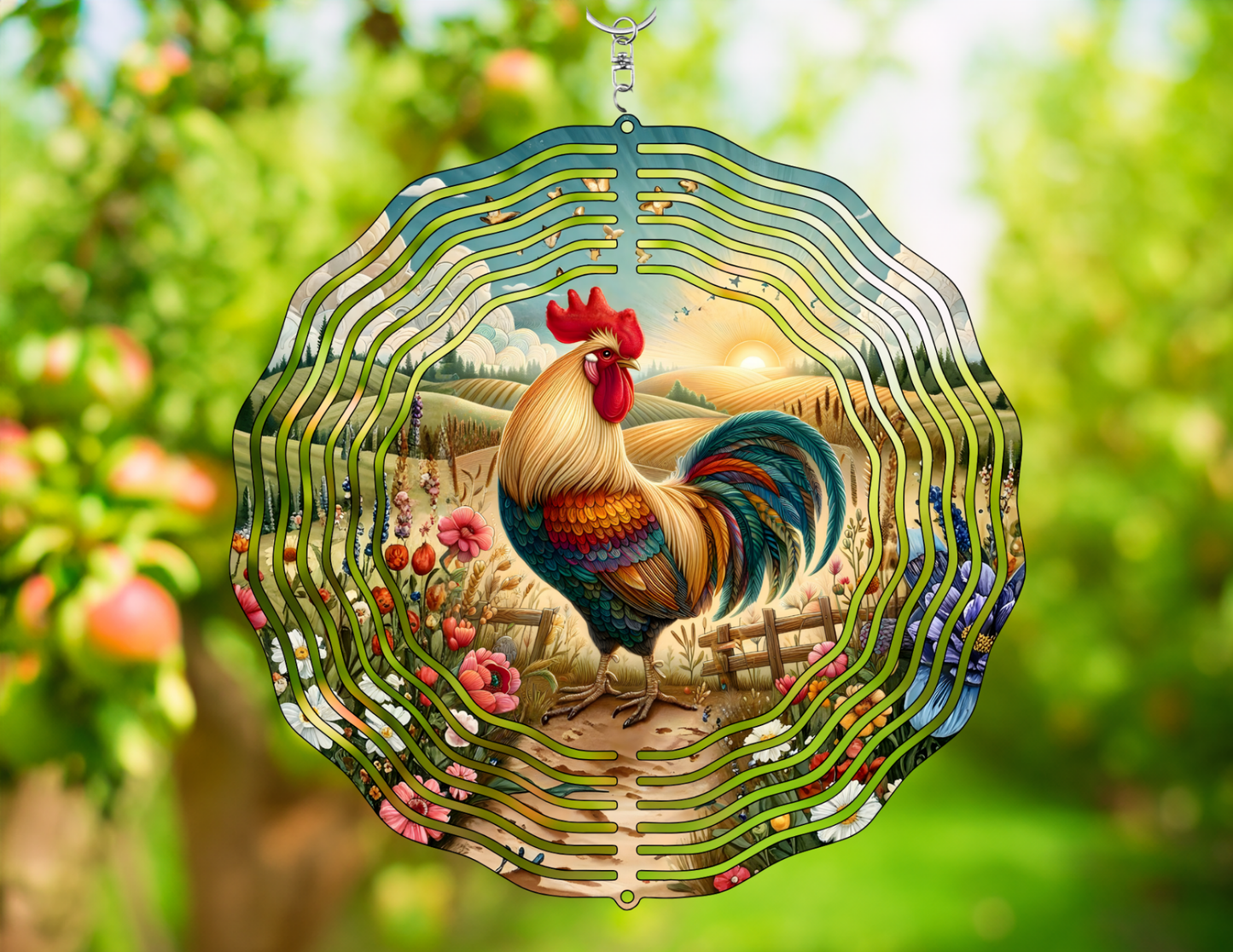 Rooster Wind Spinner