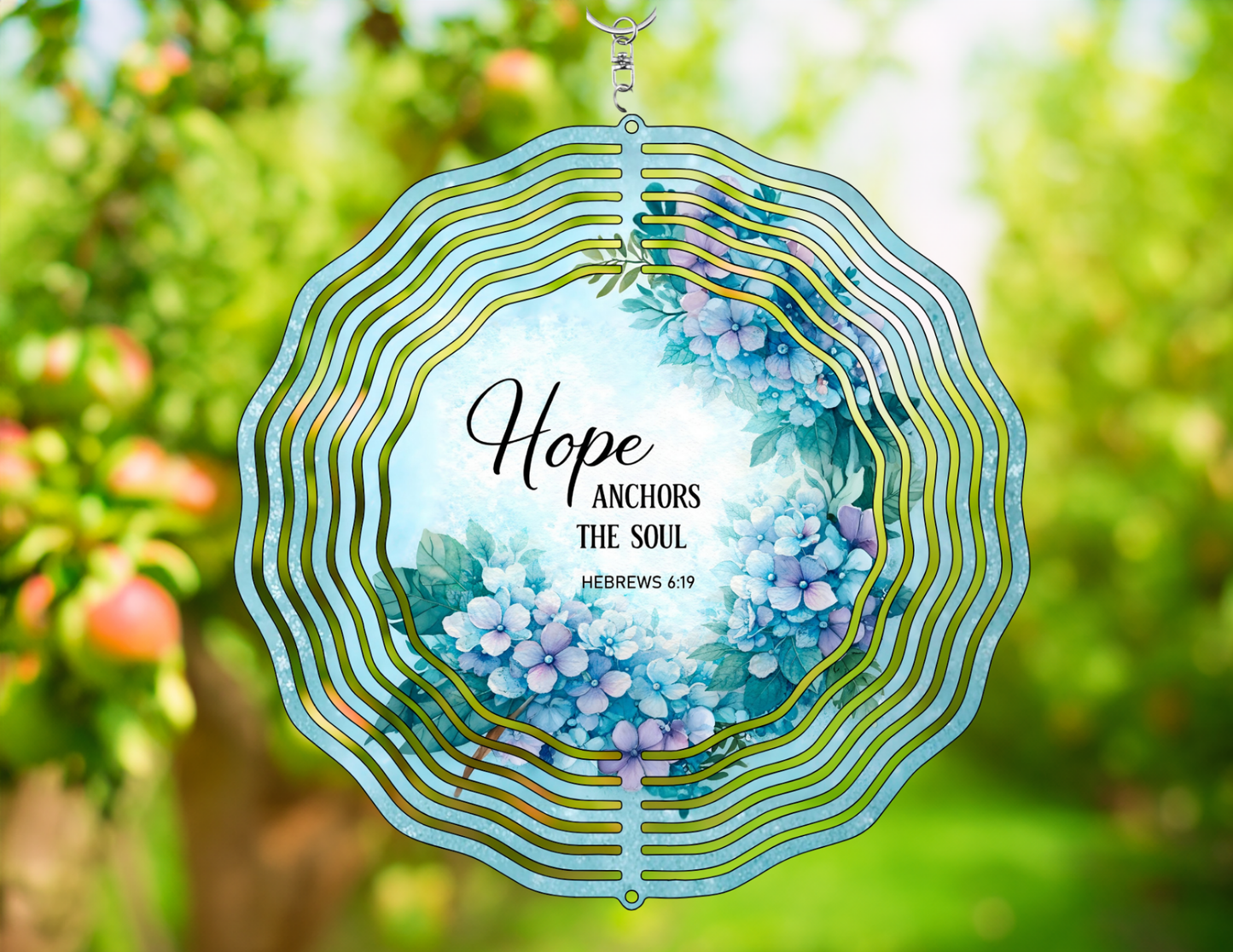 Hope Anchors the Soul Wind Spinner