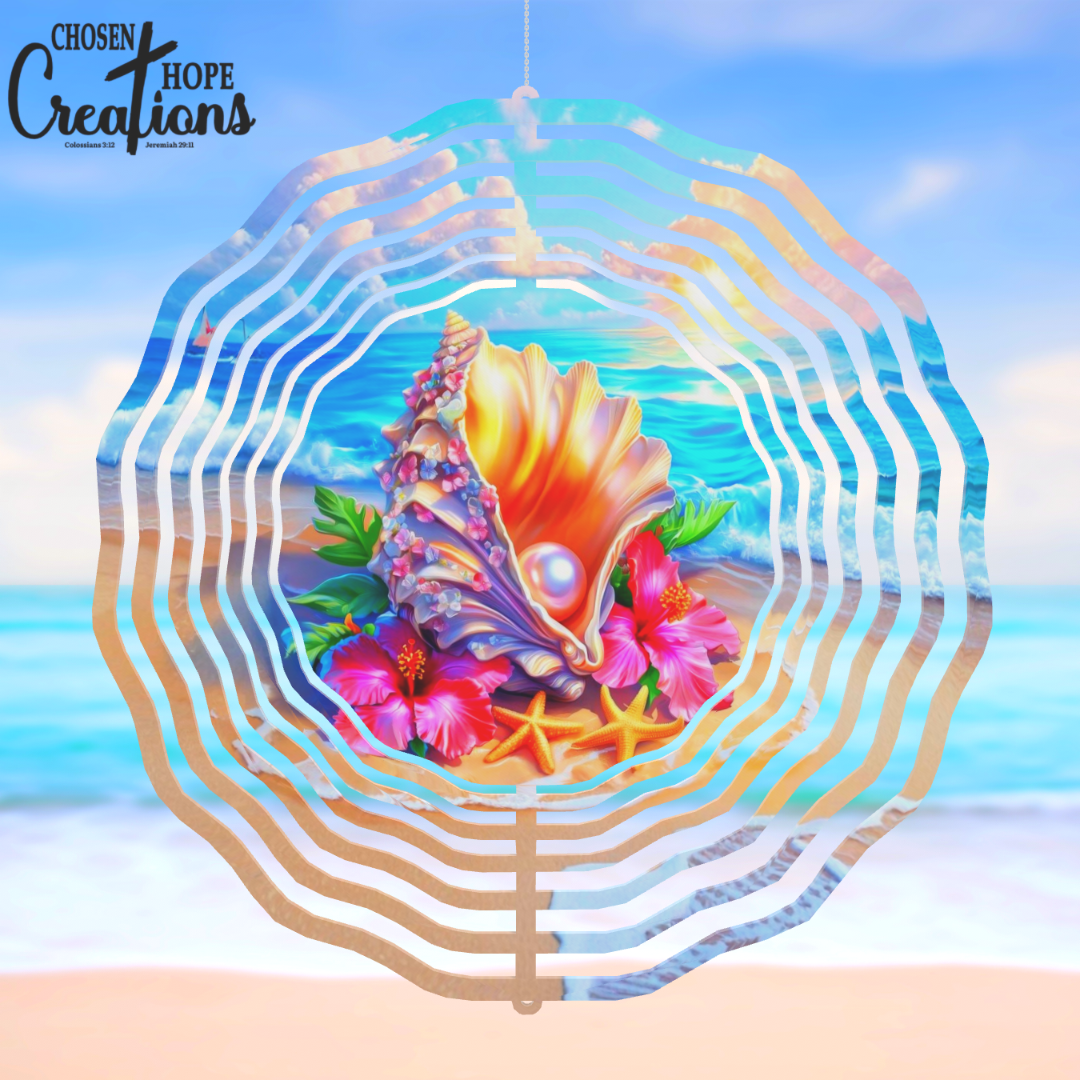 Conch Shell Wind Spinner