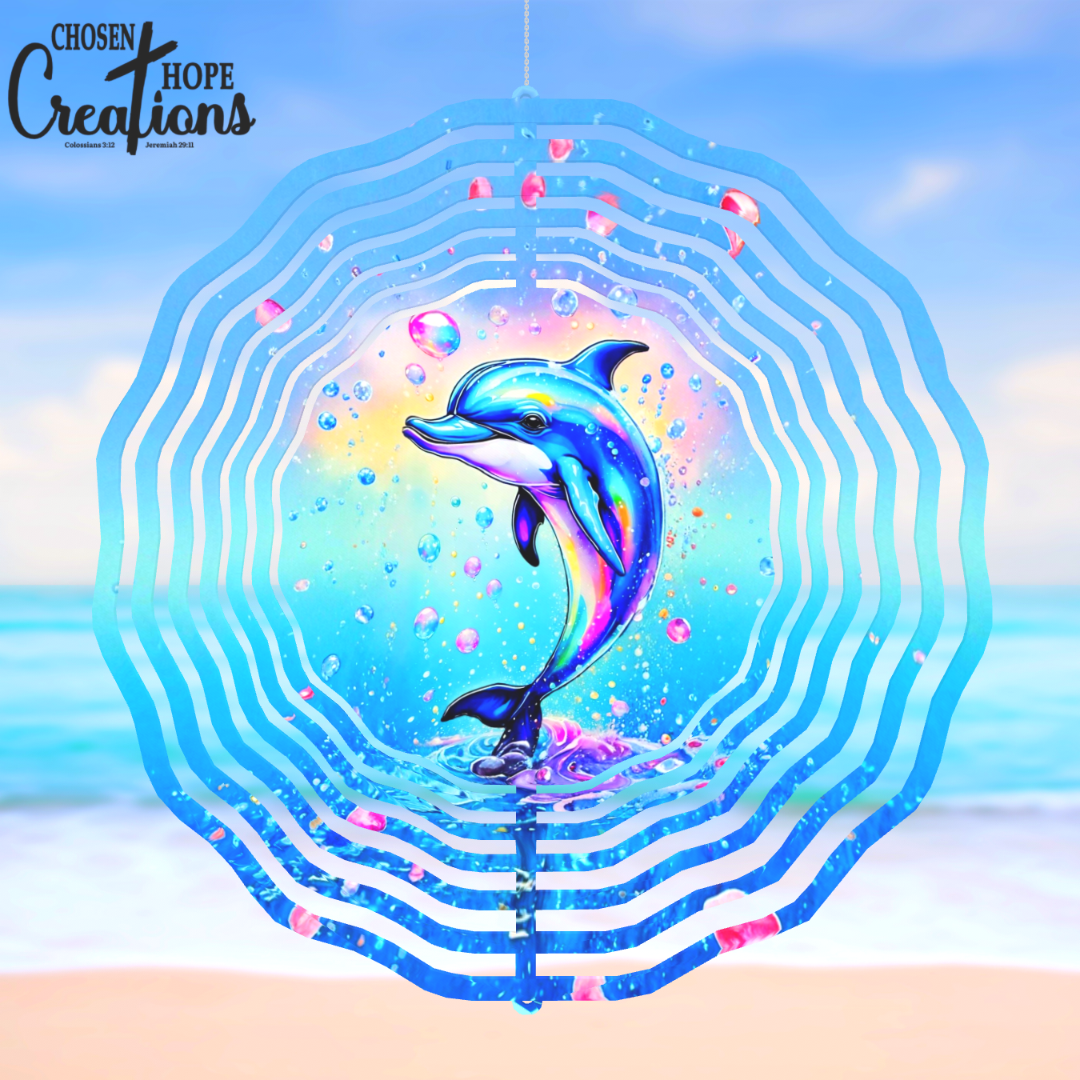 Dolphin Wind Spinner