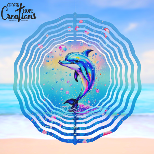 Dolphin Wind Spinner