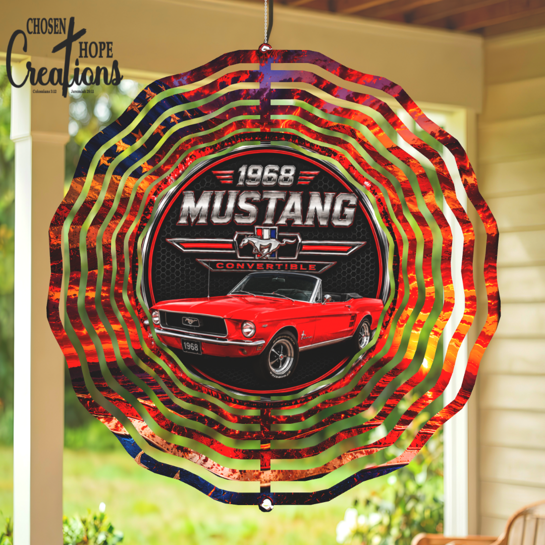 1968 MUSTANG CONVERTIBLE WIND SPINNER
