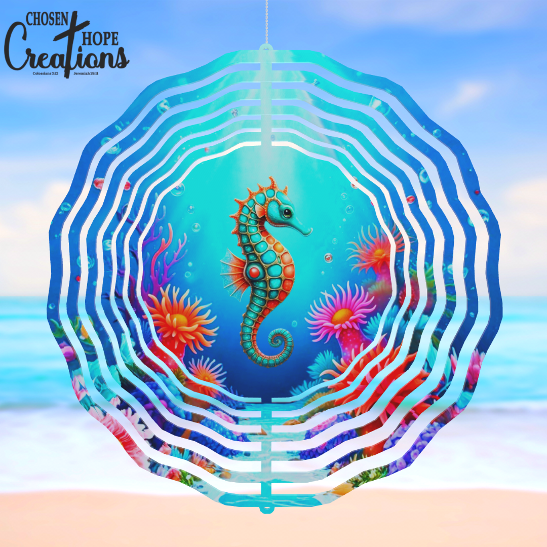 Seahorse Wind Spinner