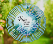 Hope Anchors the Soul Wind Spinner