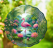Flamingo Wind Spinner