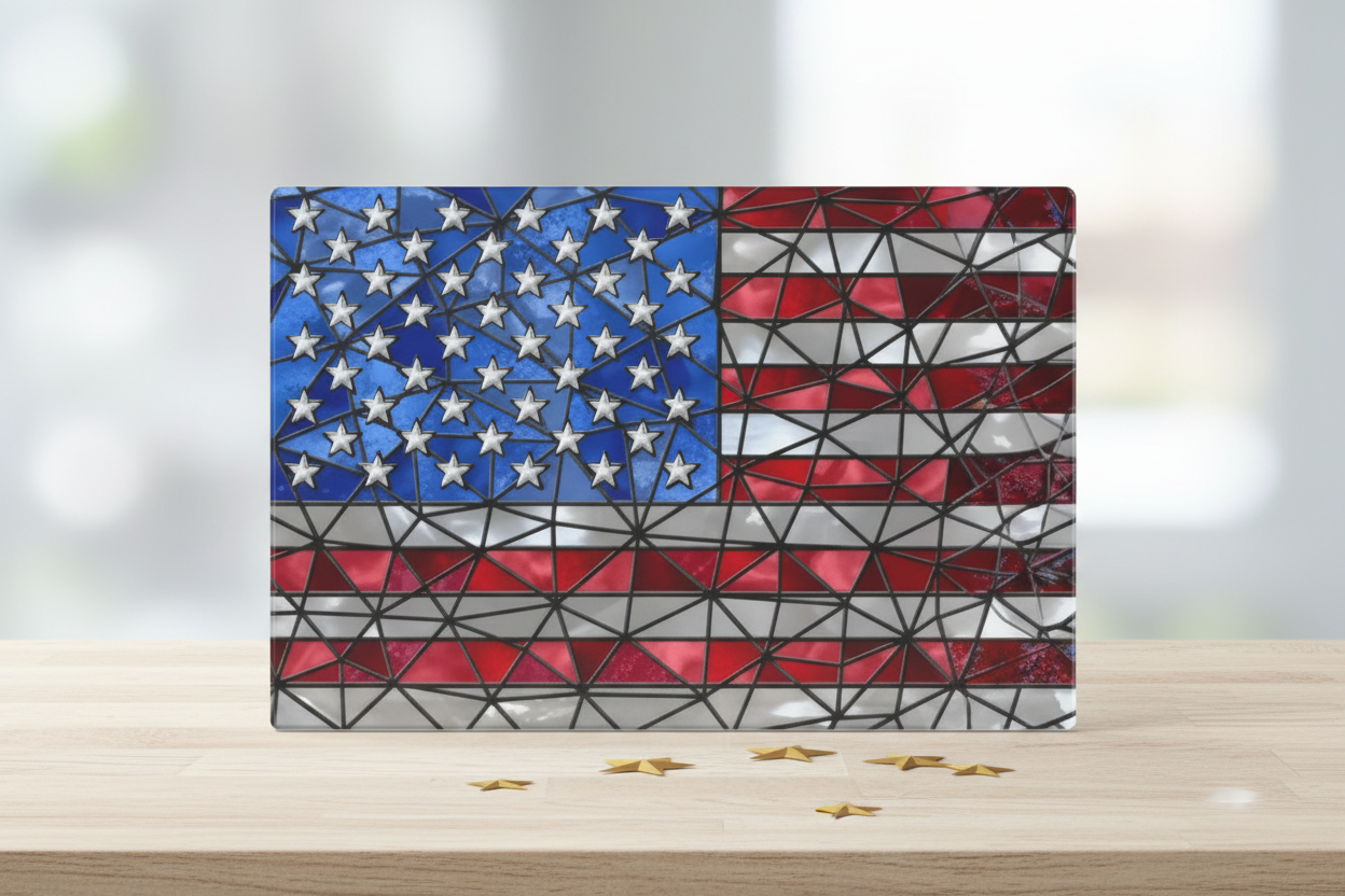 Premium horizontal standing display
