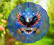 America 250 Eagle Wind Spinner