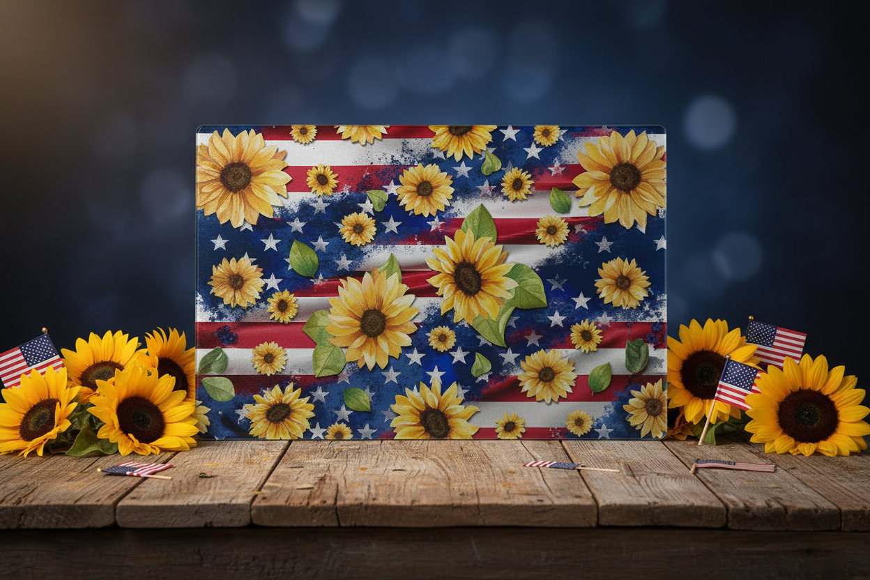 Premium horizontal standing display