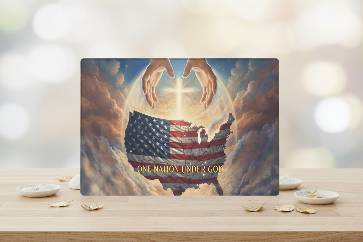 Premium horizontal standing display