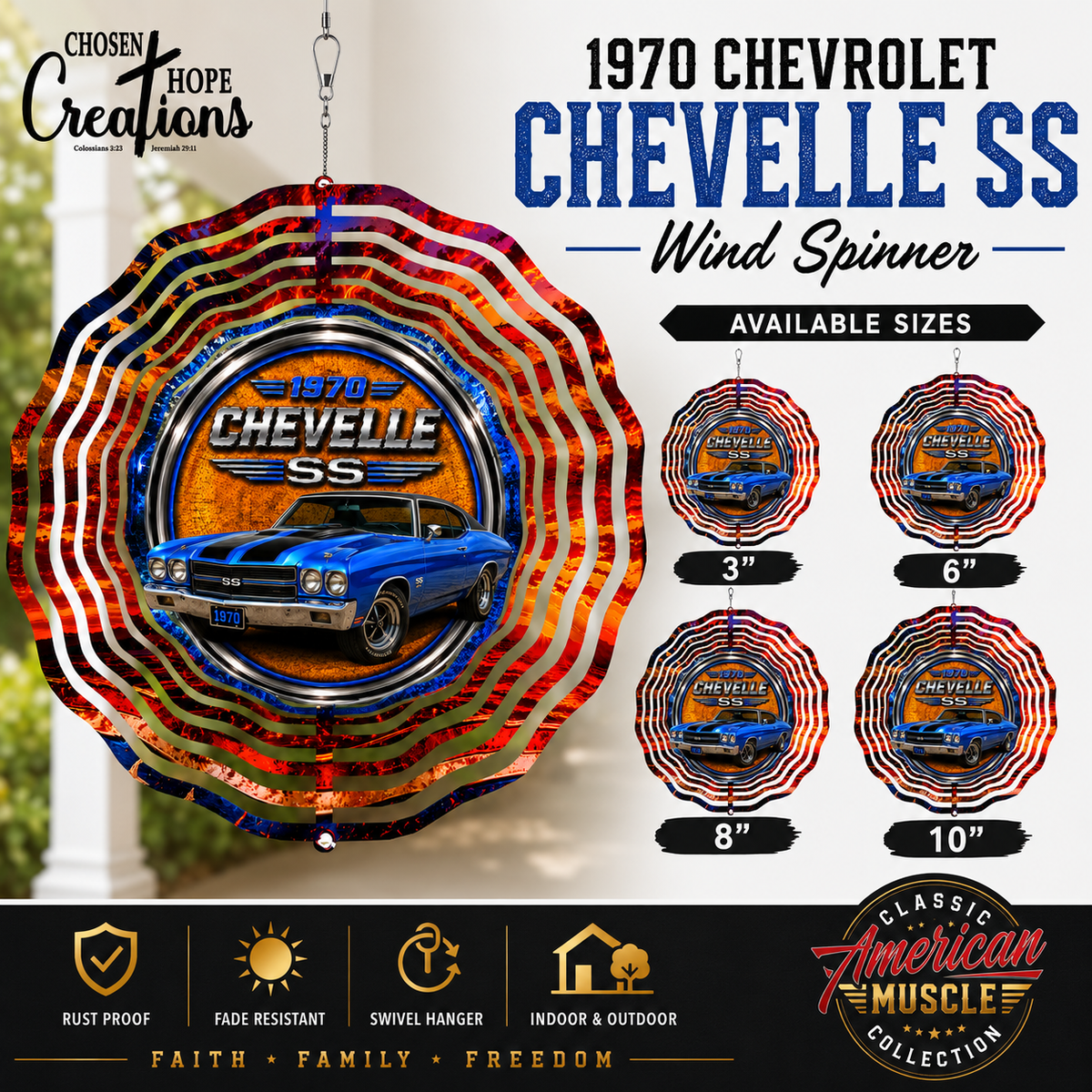 1970 CHEVELLE SS WIND SPINNER