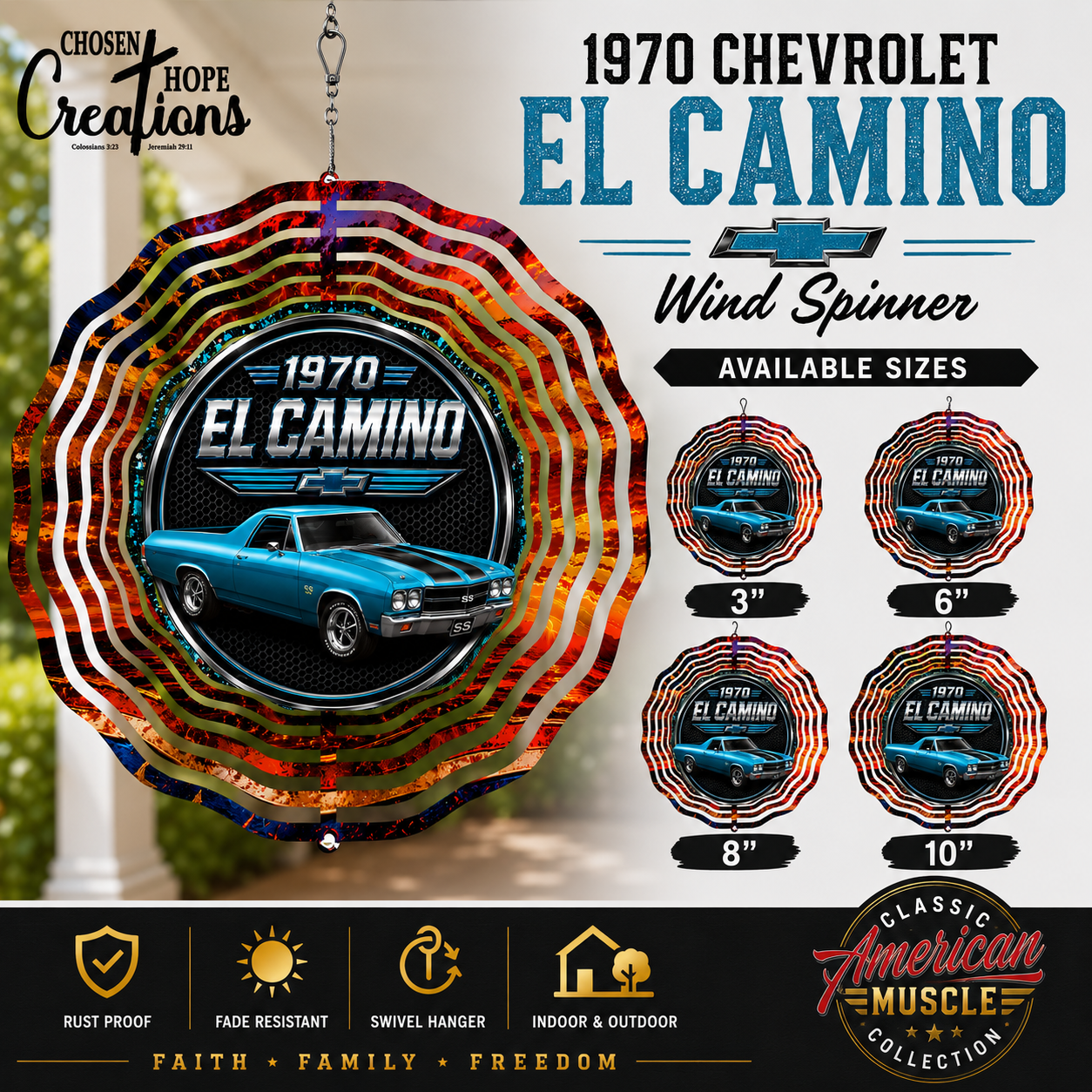 1970 EL CAMINO WIND SPINNER