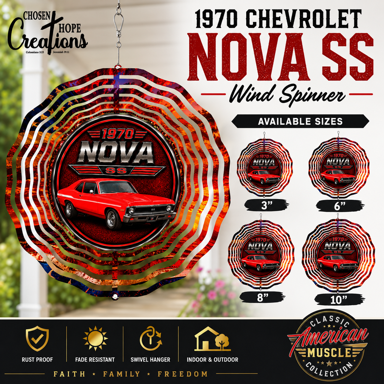 1970 CHEVROLET NOVA SS WIND SPINNER